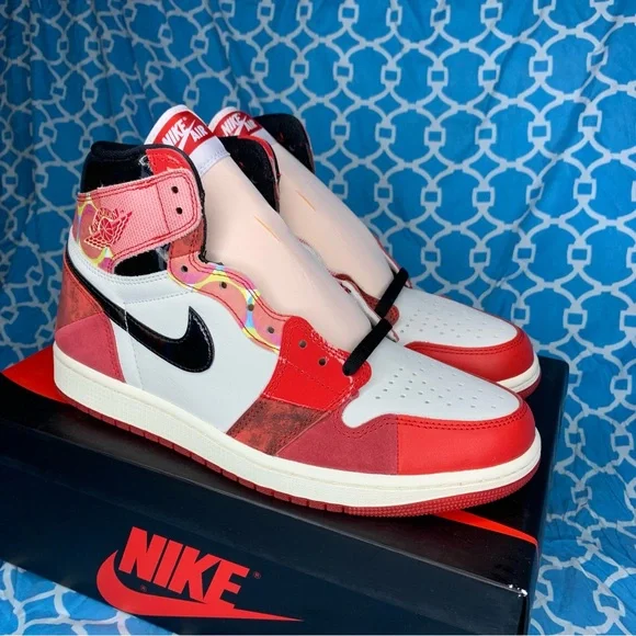 Nike Men’s size Air Jordan retro High OG Spider Man verse next  chapter sp